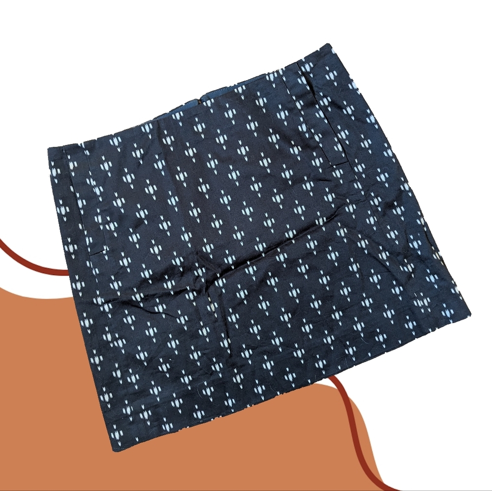 J.Crew Factory Patterned Mini Skirt